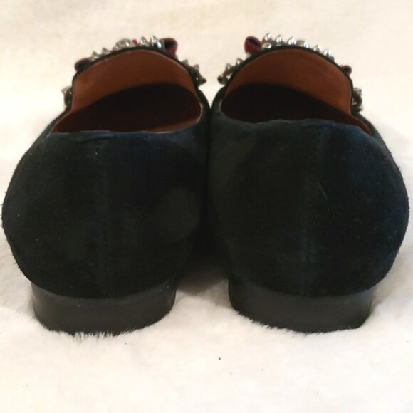 Jeffery Campbell Ibiza Present Black Suede Combo Flats Size 7 - Picture 6 of 13